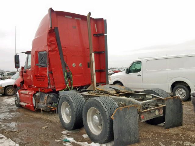 2HSCUAPR09C109082 - 2009 INTERNATIONAL PROSTAR PR RED photo 3