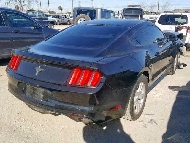 1FA6P8AM3H5257180 - 2017 FORD MUSTANG BLACK photo 4