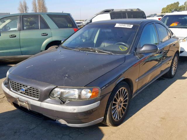 YV1RS58D622121333 - 2002 VOLVO S60 2.4T GRAY photo 2