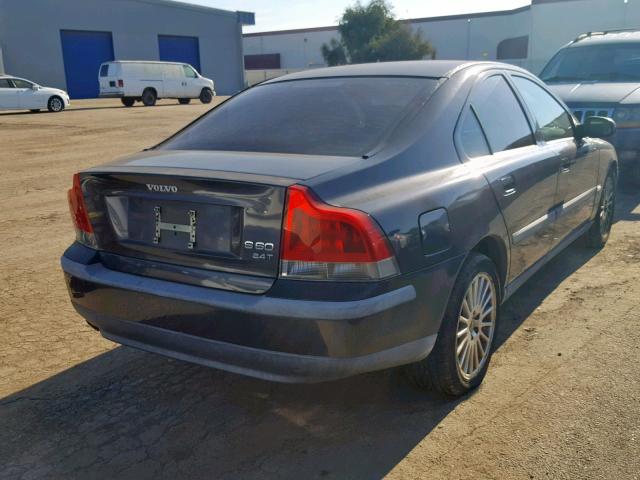 YV1RS58D622121333 - 2002 VOLVO S60 2.4T GRAY photo 4