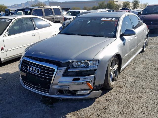 WAUMV94E19N008781 - 2009 AUDI A8 L QUATT SILVER photo 2