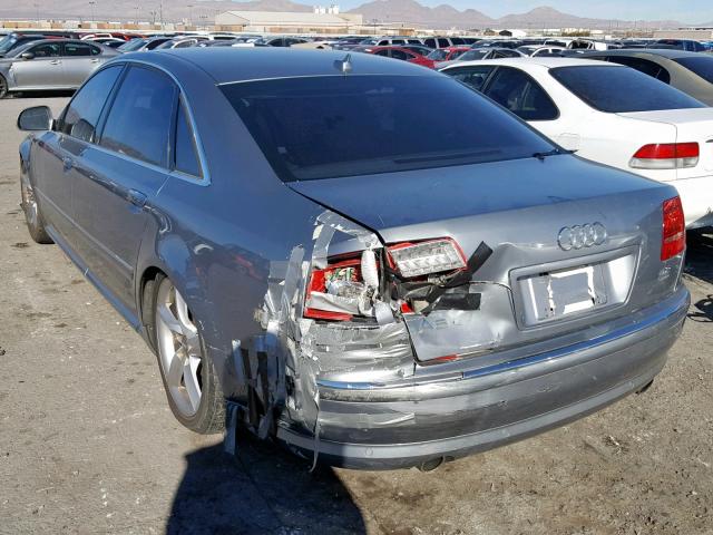 WAUMV94E19N008781 - 2009 AUDI A8 L QUATT SILVER photo 3