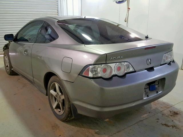 JH4DC54822C000460 - 2002 ACURA RSX GRAY photo 3