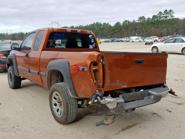 1GCDS196548162318 - 2004 CHEVROLET COLORADO ORANGE photo 3