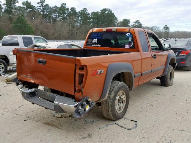 1GCDS196548162318 - 2004 CHEVROLET COLORADO ORANGE photo 4