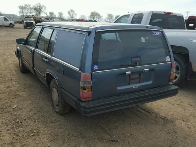 YV1FX8853G1035926 - 1986 VOLVO 740 GLE BLUE photo 3