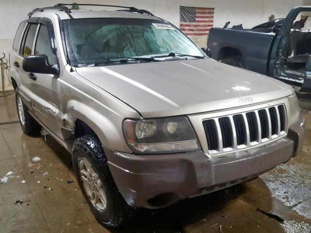 1J4GW48S24C347869 - 2004 JEEP GRAND CHER TAN photo 1