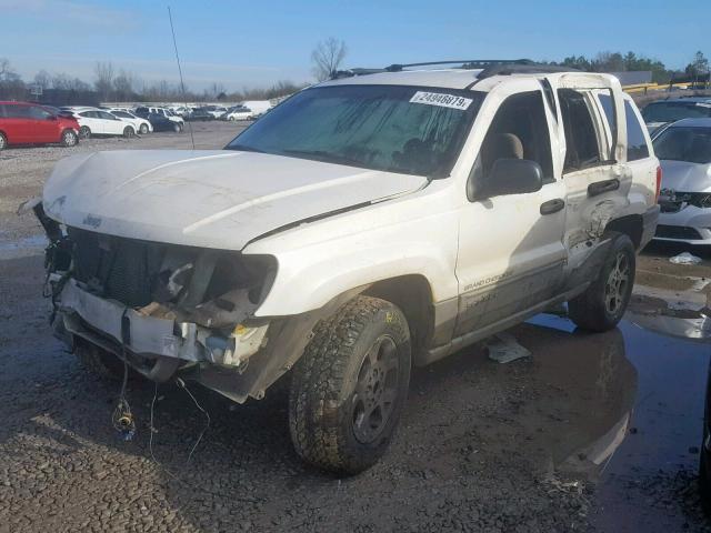 1J4G258S7XC757217 - 1999 JEEP GRAND CHER WHITE photo 2