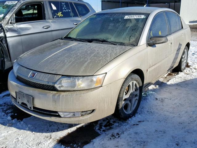 1G8AL52F23Z144640 - 2003 SATURN ION LEVEL GOLD photo 2