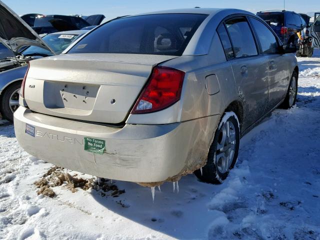 1G8AL52F23Z144640 - 2003 SATURN ION LEVEL GOLD photo 4