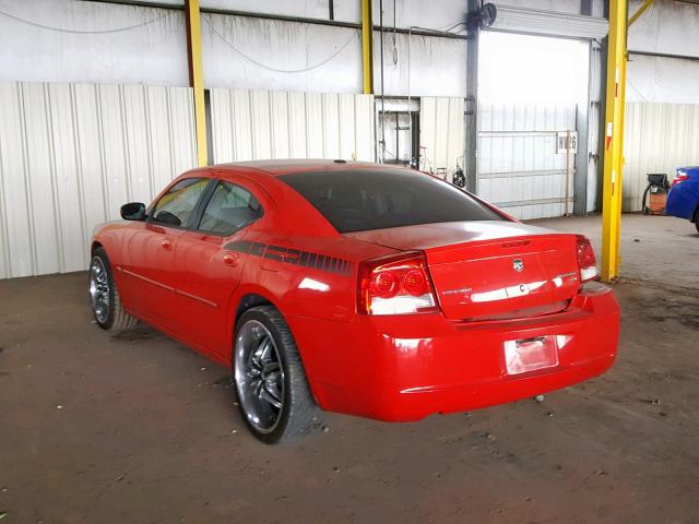 2B3CA3CV8AH267162 - 2010 DODGE CHARGER SX RED photo 3