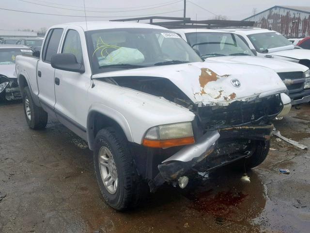 1D7HG48N33S181647 - 2003 DODGE DAKOTA QUA WHITE photo 1