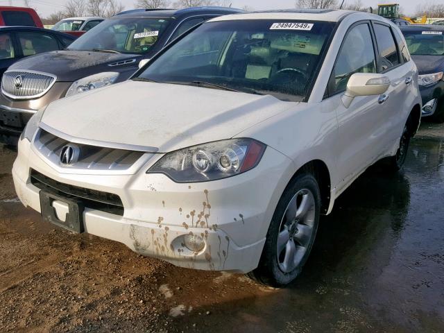 5J8TB18268A013930 - 2008 ACURA RDX WHITE photo 2