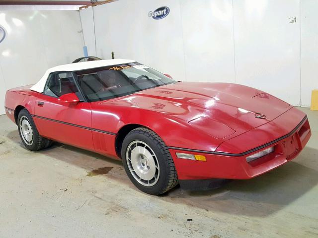 1G1YY6782G5900480 - 1986 CHEVROLET CORVETTE, RED - price history ...