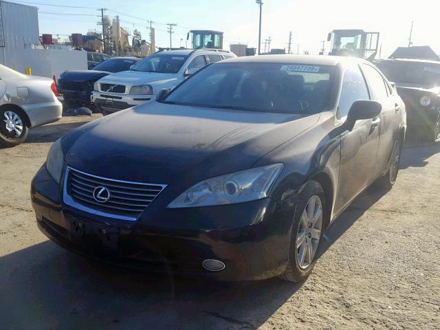 JTHBJ46G582240774 - 2008 LEXUS ES 350 BLACK photo 2