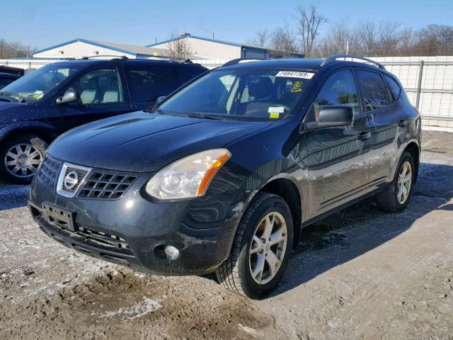 JN8AS58V39W161257 - 2009 NISSAN ROGUE S BLACK photo 2