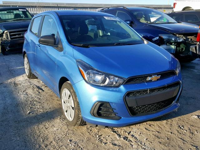 KL8CB6SA5HC830945 - 2017 CHEVROLET SPARK LS BLUE photo 1