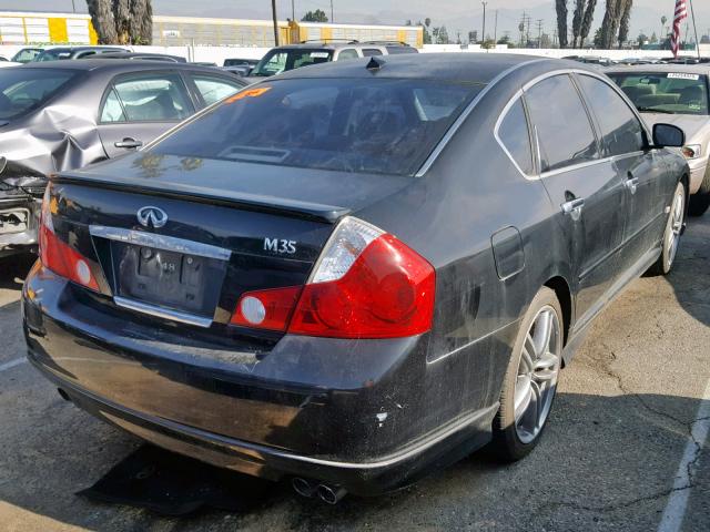 JNKAY01E06M104687 - 2006 INFINITI M35 BASE BLACK photo 4