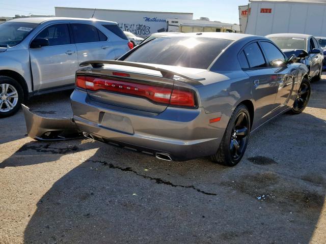 2C3CDXHG0CH271446 - 2012 DODGE CHARGER SX CHARCOAL photo 4