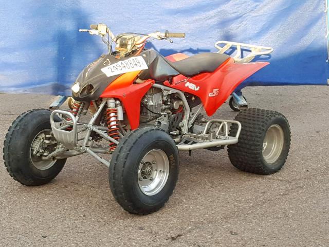 1HFTE30065A102622 - 2005 HONDA TRX450 R RED photo 2