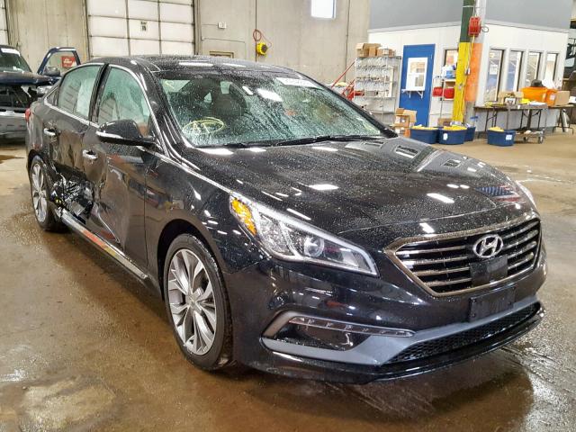 5NPE34AB5FH161394 - 2015 HYUNDAI SONATA SPO BLACK photo 1