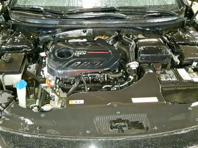 5NPE34AB5FH161394 - 2015 HYUNDAI SONATA SPO BLACK photo 7