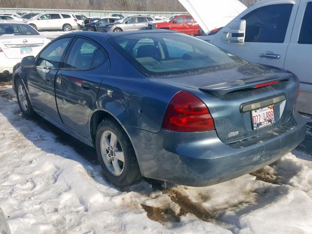 2G2WP552961111421 - 2006 PONTIAC GRAND PRIX BLUE photo 3