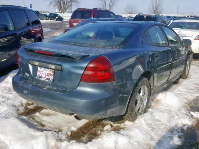 2G2WP552961111421 - 2006 PONTIAC GRAND PRIX BLUE photo 4