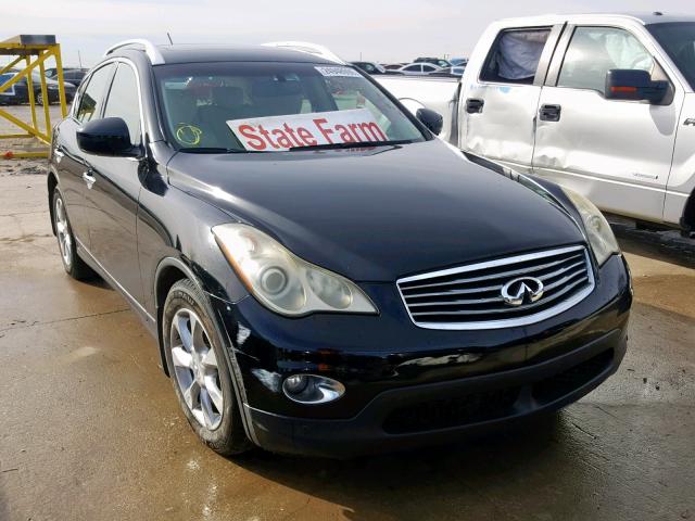 JNKAJ09E08M305467 - 2008 INFINITI EX35 BASE BLACK photo 1