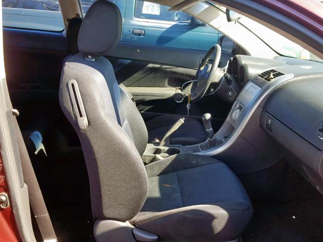 JTKDE177960124264 - 2006 TOYOTA SCION TC 勃艮第红 照片 5