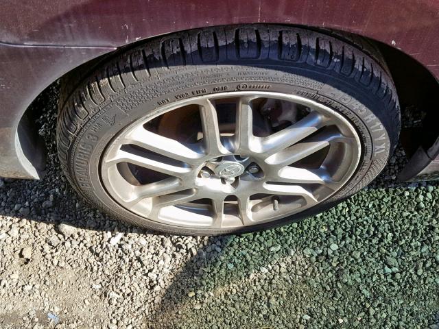 JTKDE177960124264 - 2006 TOYOTA SCION TC 勃艮第红 照片 9