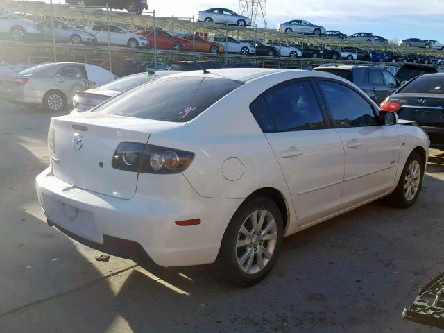 JM1BK323771630940 - 2007 MAZDA 3 S WHITE photo 4