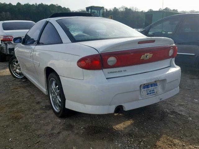 1G1JH12F637245152 - 2003 CHEVROLET CAVALIER L WHITE photo 3