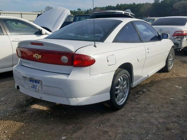 1G1JH12F637245152 - 2003 CHEVROLET CAVALIER L WHITE photo 4