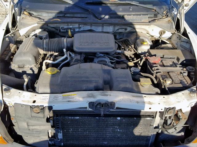 1D7FL16KX4S556798 - 2004 DODGE DAKOTA SXT WHITE photo 7