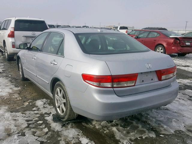 1HGCM66854A036589 - 2004 HONDA ACCORD EX SILVER photo 3