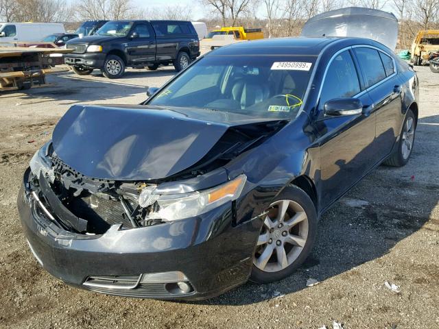 19UUA8F56CA021077 - 2012 ACURA TL BLACK photo 2