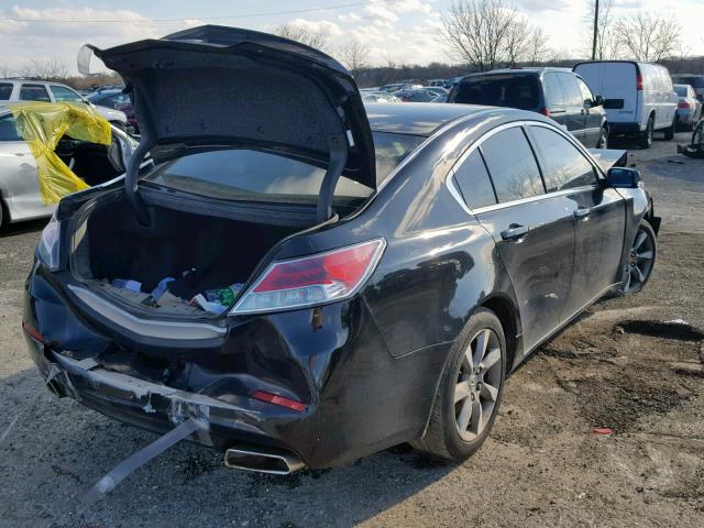 19UUA8F56CA021077 - 2012 ACURA TL BLACK photo 4