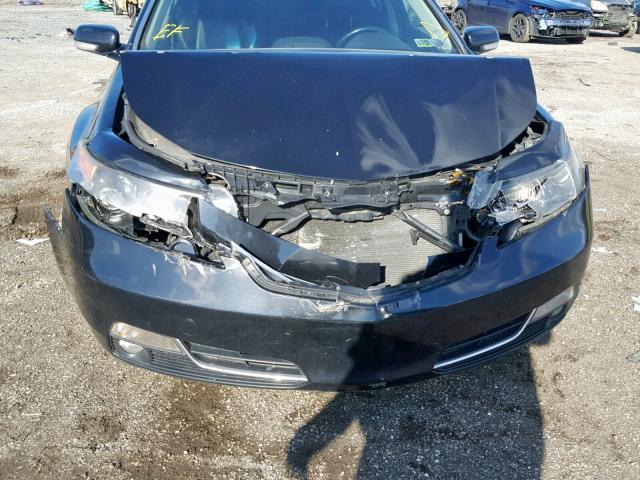 19UUA8F56CA021077 - 2012 ACURA TL BLACK photo 9