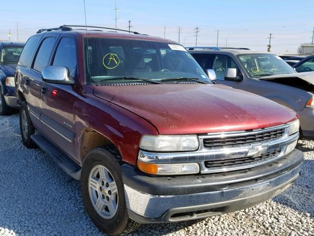 1GNEC13Z22R157919 - 2002 CHEVROLET TAHOE RED photo 1