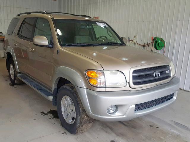 5TDBT44A03S187980 - 2003 TOYOTA SEQUOIA SR GOLD photo 1