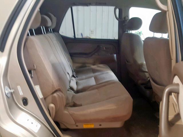 5TDBT44A03S187980 - 2003 TOYOTA SEQUOIA SR GOLD photo 6