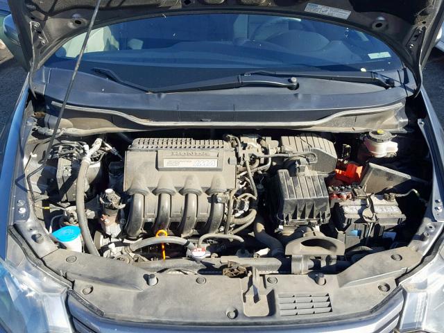 JHMZE2H71AS039187 - 2010 HONDA INSIGHT EX GRAY photo 7