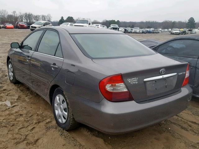 4T1BE32K33U654137 - 2003 TOYOTA CAMRY LE GRAY photo 3