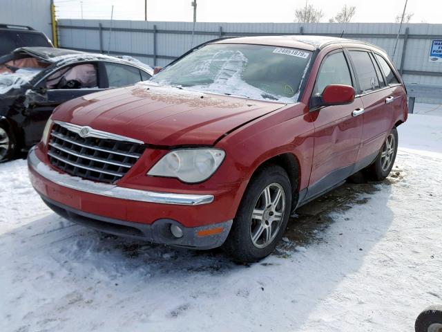 2A8GM68X67R179192 - 2007 CHRYSLER PACIFICA T RED photo 2