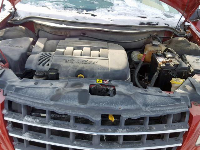 2A8GM68X67R179192 - 2007 CHRYSLER PACIFICA T RED photo 7