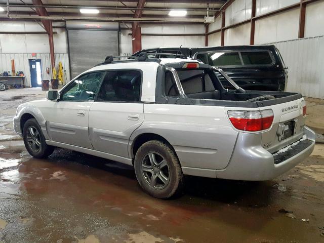 4S4BT63C655105012 - 2005 SUBARU BAJA TURBO WHITE photo 3