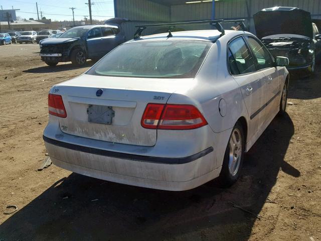 YS3FD46Y271117689 - 2007 SAAB 9-3 2.0T WHITE photo 4