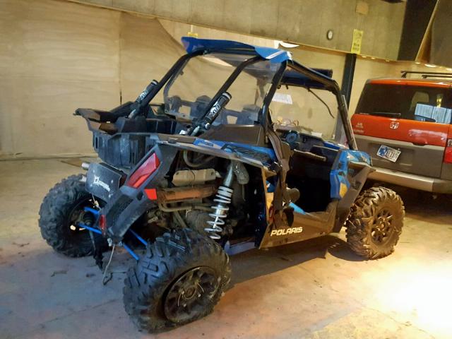 3NSVDE922GF451551 - 2016 POLARIS RZR XP TUR BLUE photo 4