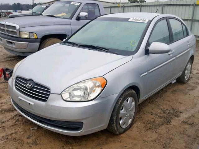 KMHCN46C98U208630 - 2008 HYUNDAI ACCENT GLS SILVER photo 2